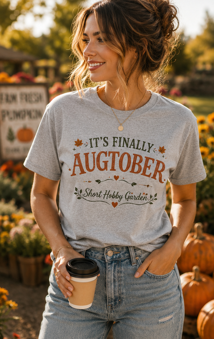 It is Finally Augtober T-Shirt (2 Sided)