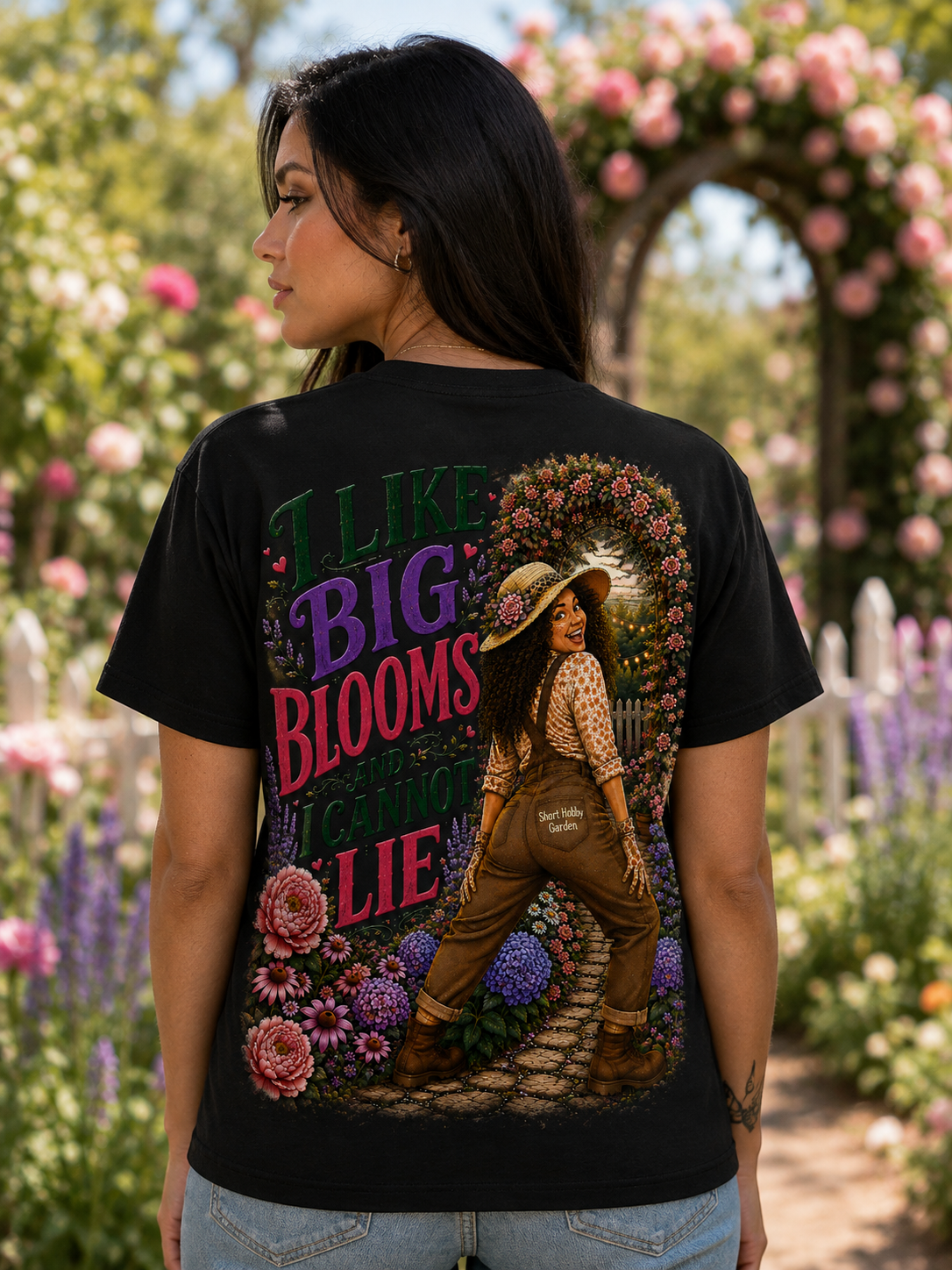 I Like Big Blooms T-Shirt (2 Sided)