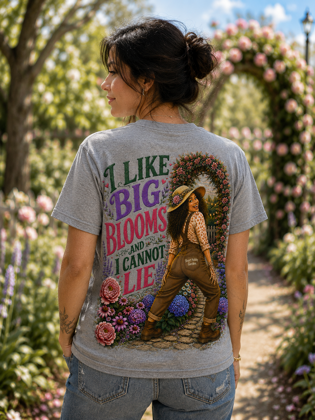 I Like Big Blooms T-Shirt (2 Sided)