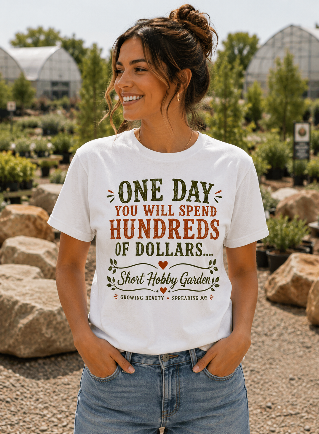 Buying a Rock T-Shirt (2 sided)